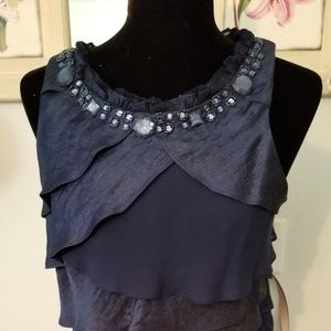 SL Fashions navy dress size 14